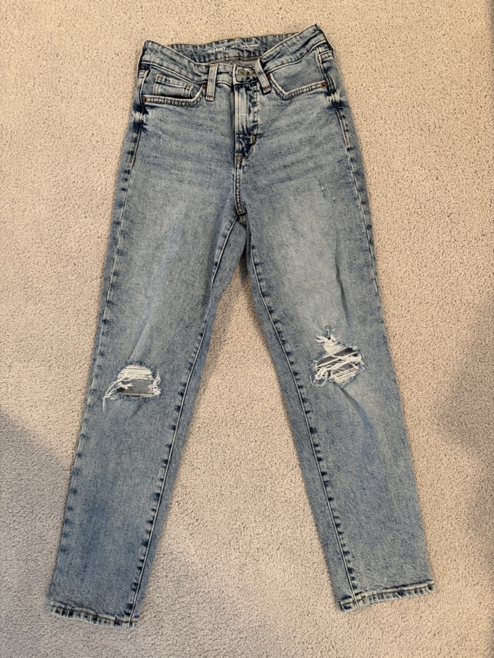 Old Navy size 0 “OG STRAIGHT” high rise denim
